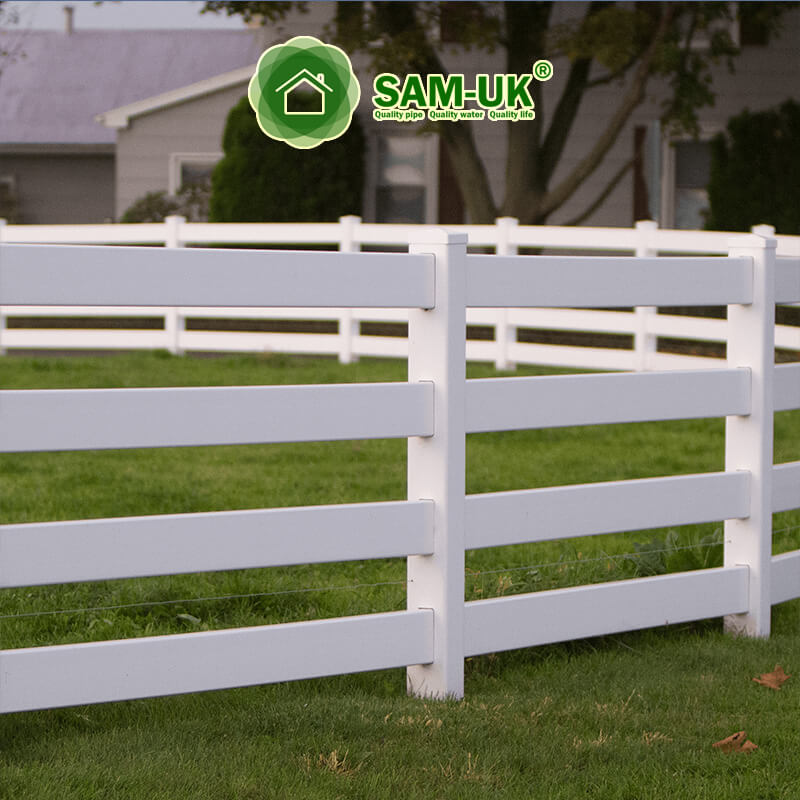 2x6 4 rails vinyle cheval clôtures alpages